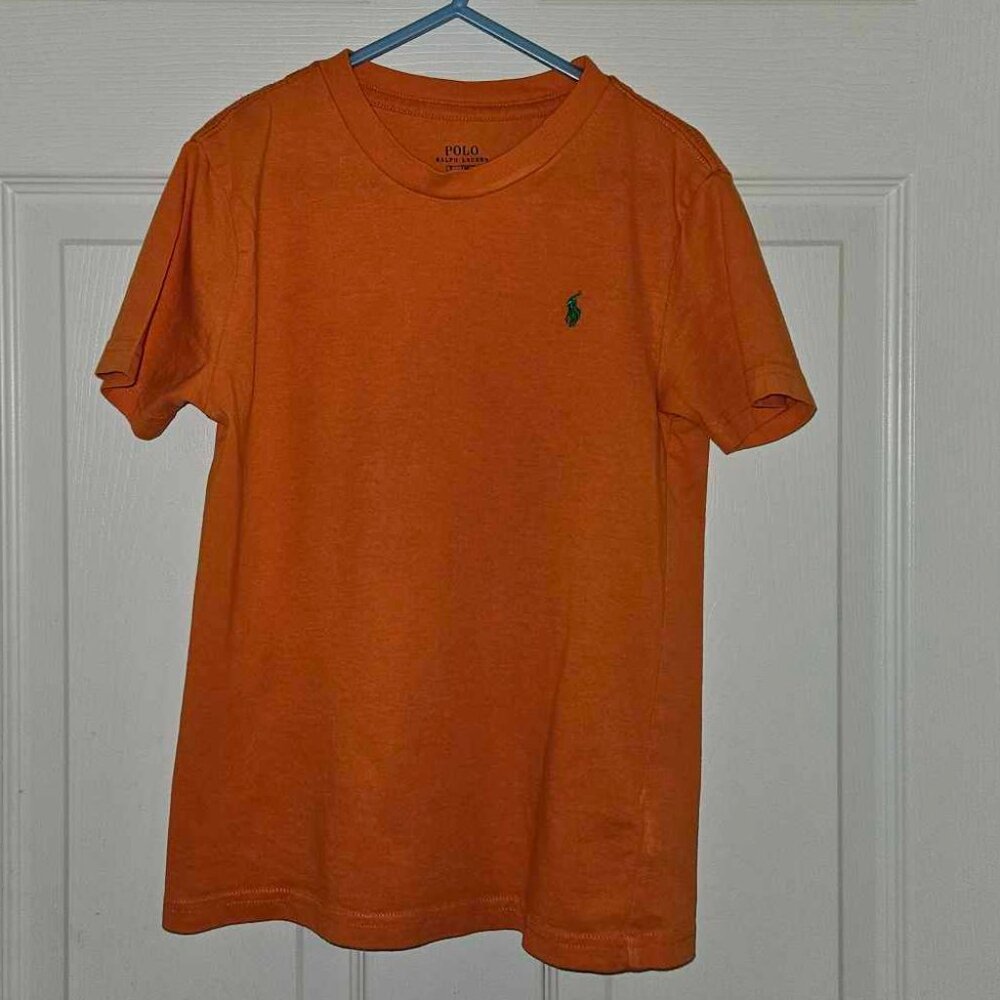 Polo by Ralph Lauren orange t-shirt, size 7